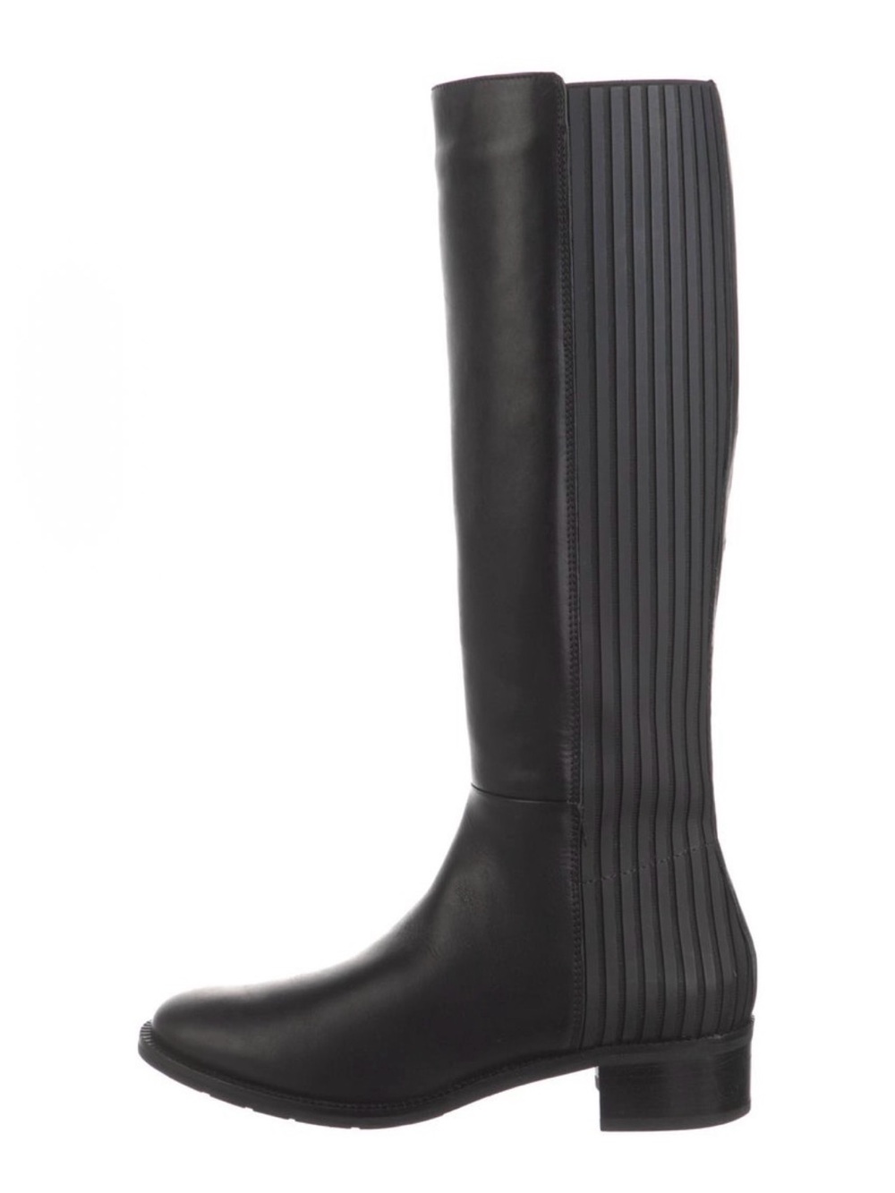 Aquatalia Orlena Leather Elastic Panel Knee High Quiet Luxury Riding Boots EUC 7